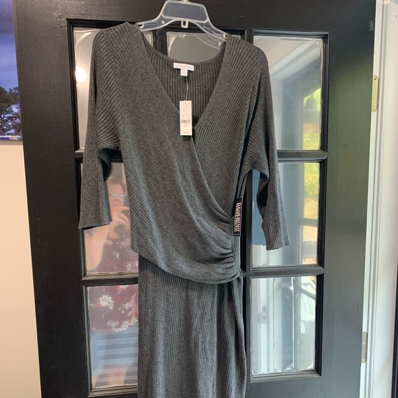 NY&C NWT Wrap Sweater Dress - Picture 1 of 8